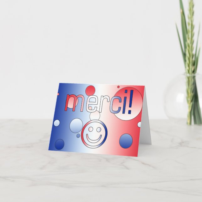 Cadeaux français : Merci / Merci Face (Devant)