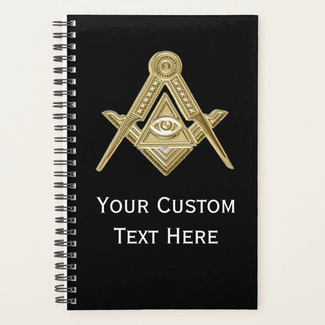 Cadeaux maçonniques Freemason Carré et Compass Bla (Devant)