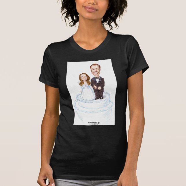 Cadeaux Mariage Royal Catherine & William T-shirts (Devant)