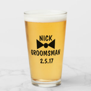 Cadeaux mariages, Verre Groomsmen