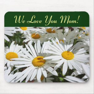 Cadeaux On aime maman ! tapis de souris Fleurs de
