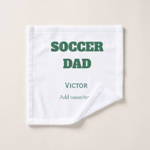 Cadeaux papa football fête des pères vert simple