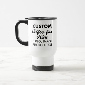 Cadeaux personnalisés pour lui Blanc Voyage Mug 15