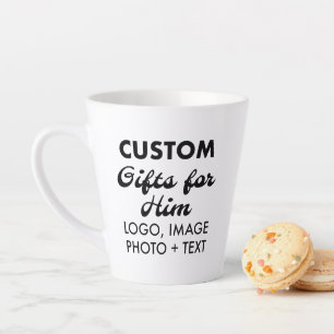 Cadeaux personnalisés pour lui Grand Latte Mug 12o