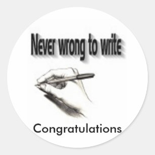 Cadeaux pour les autocollants des écrivains