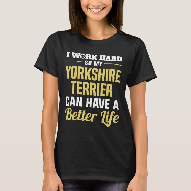 Cadeaux T-Shirt Drôle pour Yorkshire Terrier (Devant)
