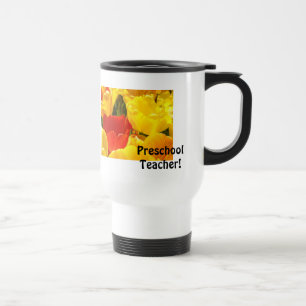 Cadeaux Tasse Café Enseignant de maternelle Tulipe