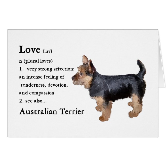 Cadeaux Terrier australien (Devant horizontal)