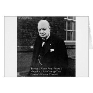 Cadeaux Winston Churchill "Le Succès n'est jamais