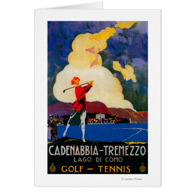 CadenabbiaTremezzo Poster Vintage Europe (Devant)