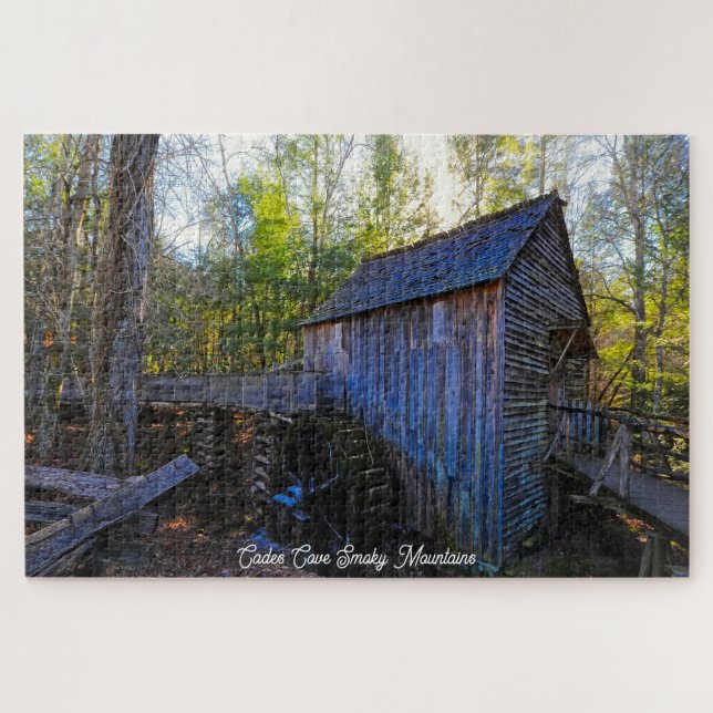 Cades Cove Montagnes fumées. Puzzle (Horizontal)