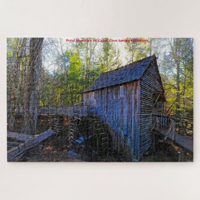 Cades Cove Smoky Mountains. Jigsaw Puzzle (Horizontal)