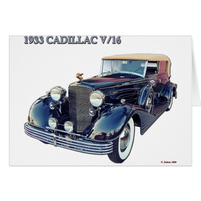 CADILLAC 1933 V/16 #2 (Devant horizontal)