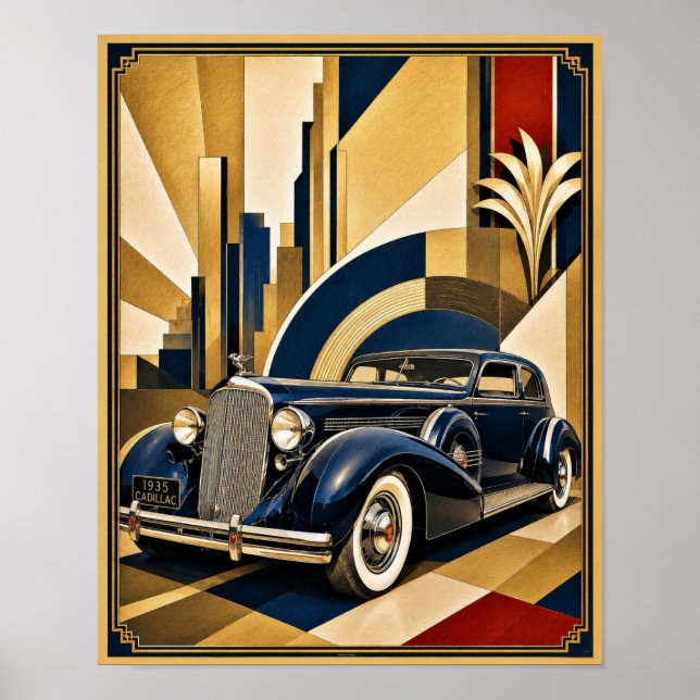 Cadillac Art Déco 1935 (Devant)