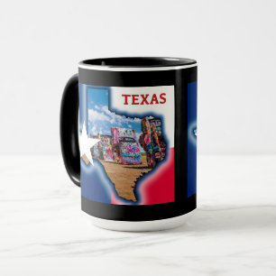 Cadillac Ranch, Texas Graphique, Tasse