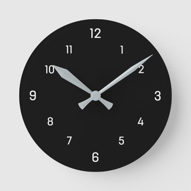 Cadran carré simple horloge murale avec cadrans bl (Recto)