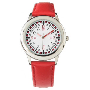 Cadran de montre détaillé de différentes couleurs