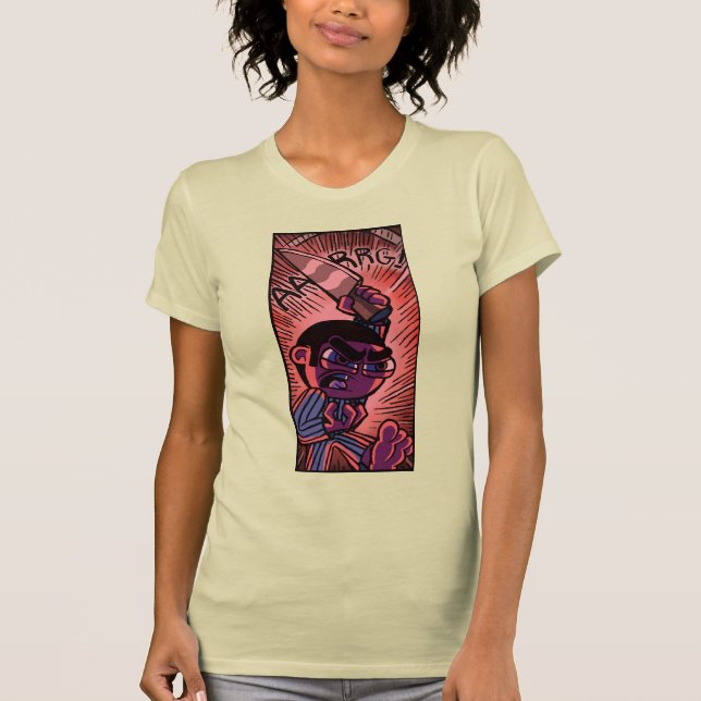 Cadran "J" pour le T-shirt de gelée (femmes) (Devant)