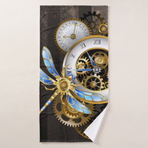 Cadran Steampunk avec libellule