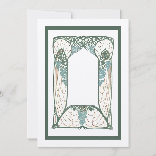 Cadre à thème Art Nouveau des années 1920 (Devant)