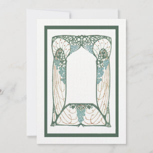 Cadre à thème Art Nouveau des années 1920