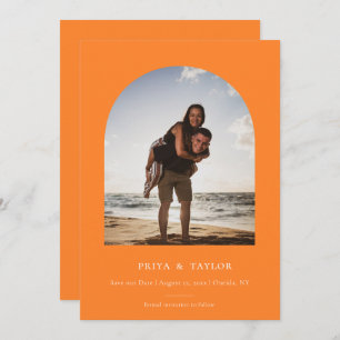 Cadre Arc Moderne Plat Enregistrer Le Carte photo 