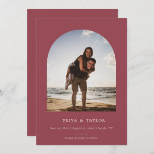 Cadre Arc Moderne Plat Enregistrer Le Carte photo