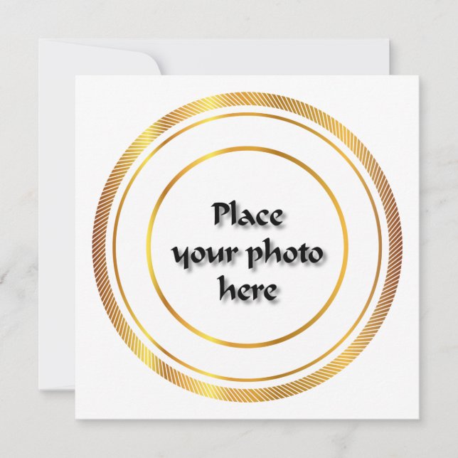 Cadre arrondi personnalisable (Devant)