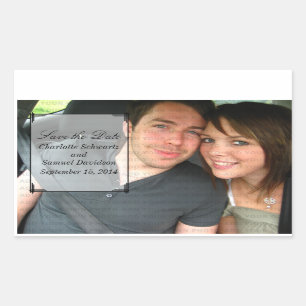 Cadre Art déco ivoire Enregistrer les stickers Dat