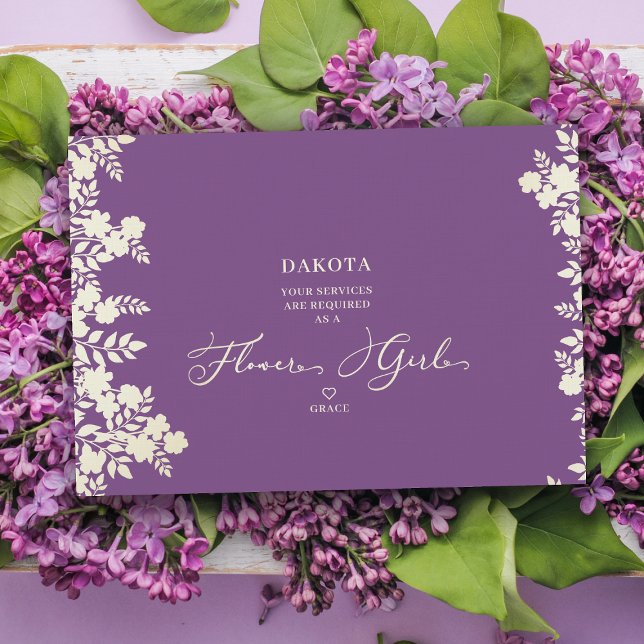 Cadre botanique de proposition de Fille aux Fleurs (Créateur téléchargé)