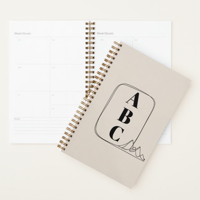 Cadre d'art en ligne minimaliste  (Devant avec enveloppe)