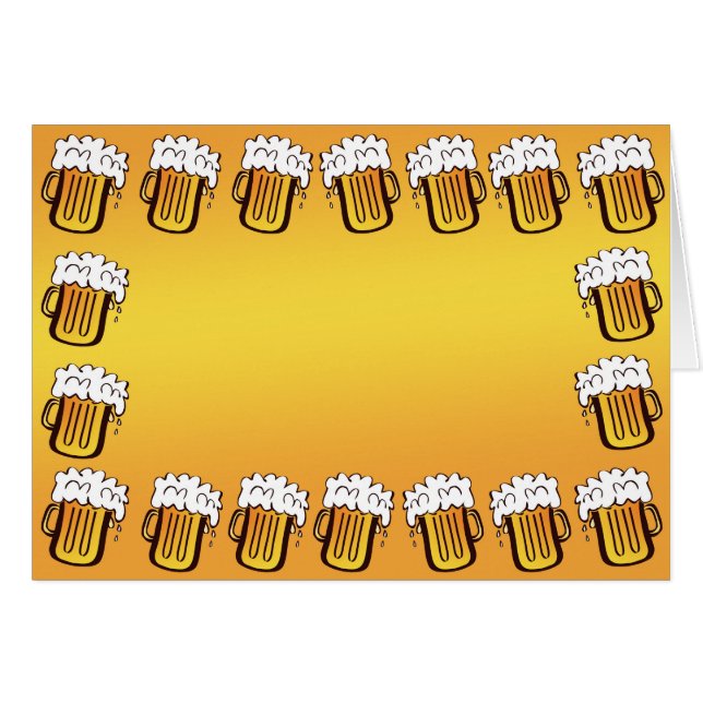 Cadre de la viande de bière (Devant horizontal)