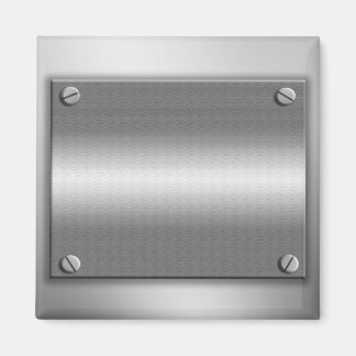 Cadre de look métallique avec vis aimant