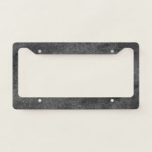 Cadre de plaque de licence en cuir