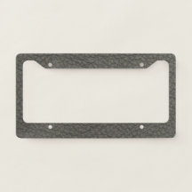 Cadre de plaque de licence en cuir