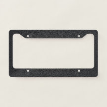 Cadre de plaque de licence en cuir