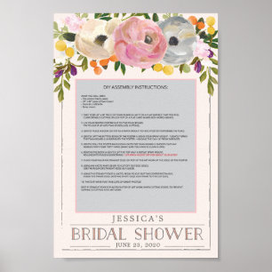 Cadre de poster de décor de photo Sweet Blooms