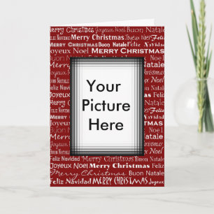 Cadre de tableau de carte de Noël