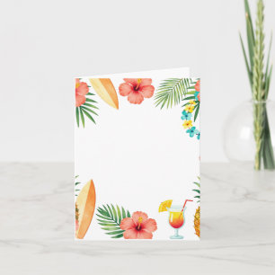 Cadre d'Hibiscus Tropical pour une ambiance Aloha