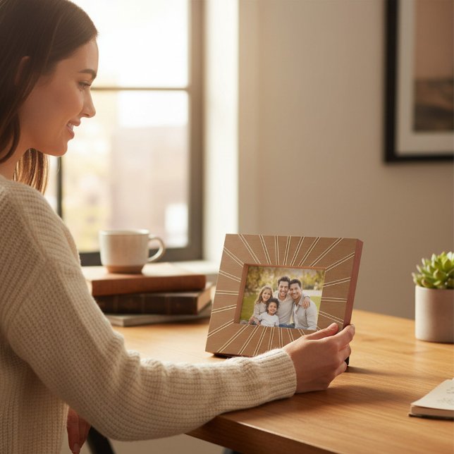 Cadre d'image à laser à rayons Abstraits moderne (Créateur téléchargé)