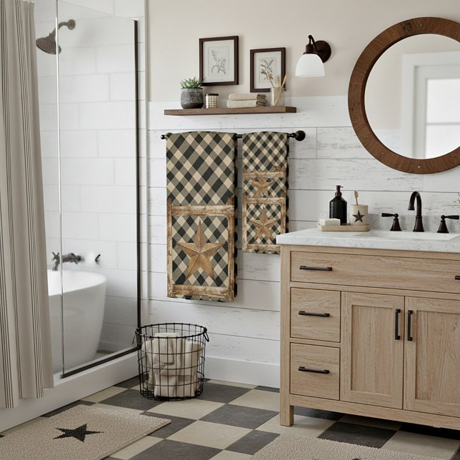 Cadre en bois et étoile (Créateur téléchargé)