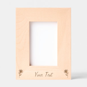 Cadre en bois personnalisé pour elle