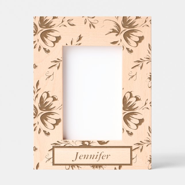 Cadre en bois personnalisé pour elle (Recto)