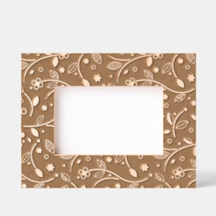 Cadre feutré Floral Design Etched Frames