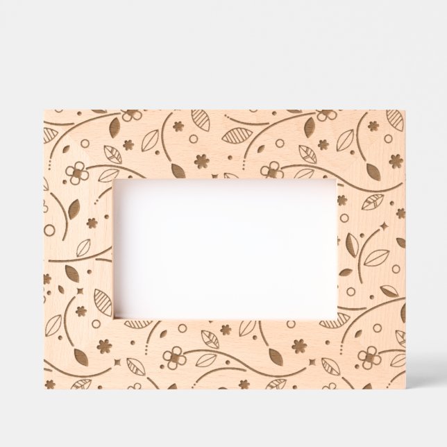 Cadre feutré Floral Design Etched Frames (Recto)