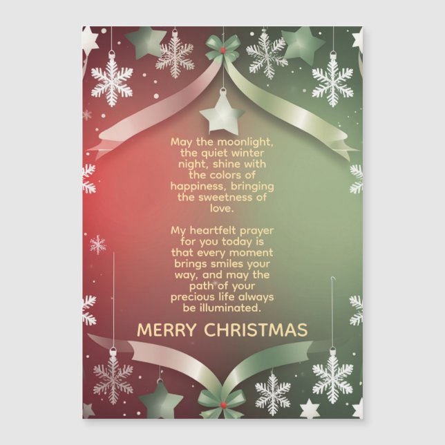 Cadre flocon de neige de Noël avec des étoiles de  (Devant)