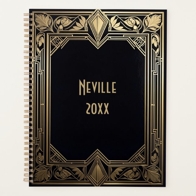 Cadre Floral Art Déco (Devant)