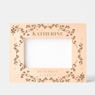 Cadre floral romantique