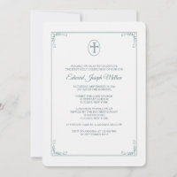 Cadre gracieux Invitation religieuse