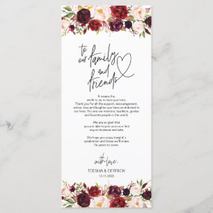 Cadre moderne en Bourgogne Carte de remerciements